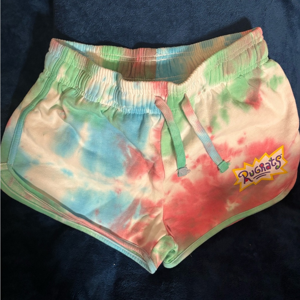 Nickelodeon Pastel Tie-Dye hoodie and shorts set - Picture 2 of 5